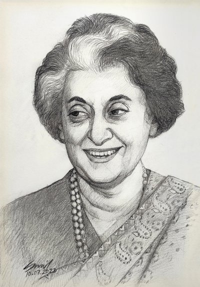 'Mrs. Indira Gandhi' former Prime Minister of India.