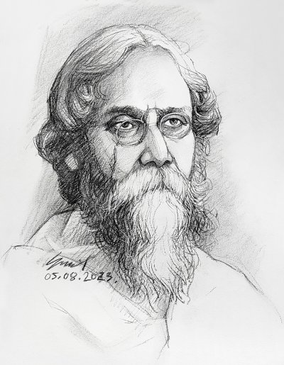 Nobel Laureate poet great Rabindranath Tagore.