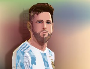 Anime Portrait Messi