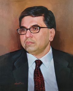Portrait painting of Sanjiv Mehta, MD of Hindustan Unilever