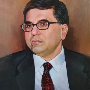 Portrait painting of Sanjiv Mehta, MD of Hindustan Unilever