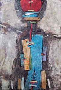 The Lady 1 Oil on canvas Size 24 X 36 Year 2015 4