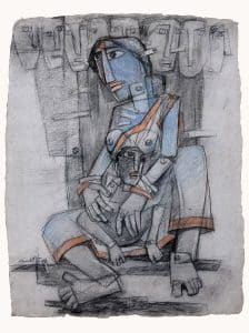 Mother and child Image