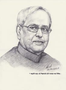 Realistic hand-drawn pencil portrait using graphite on paper