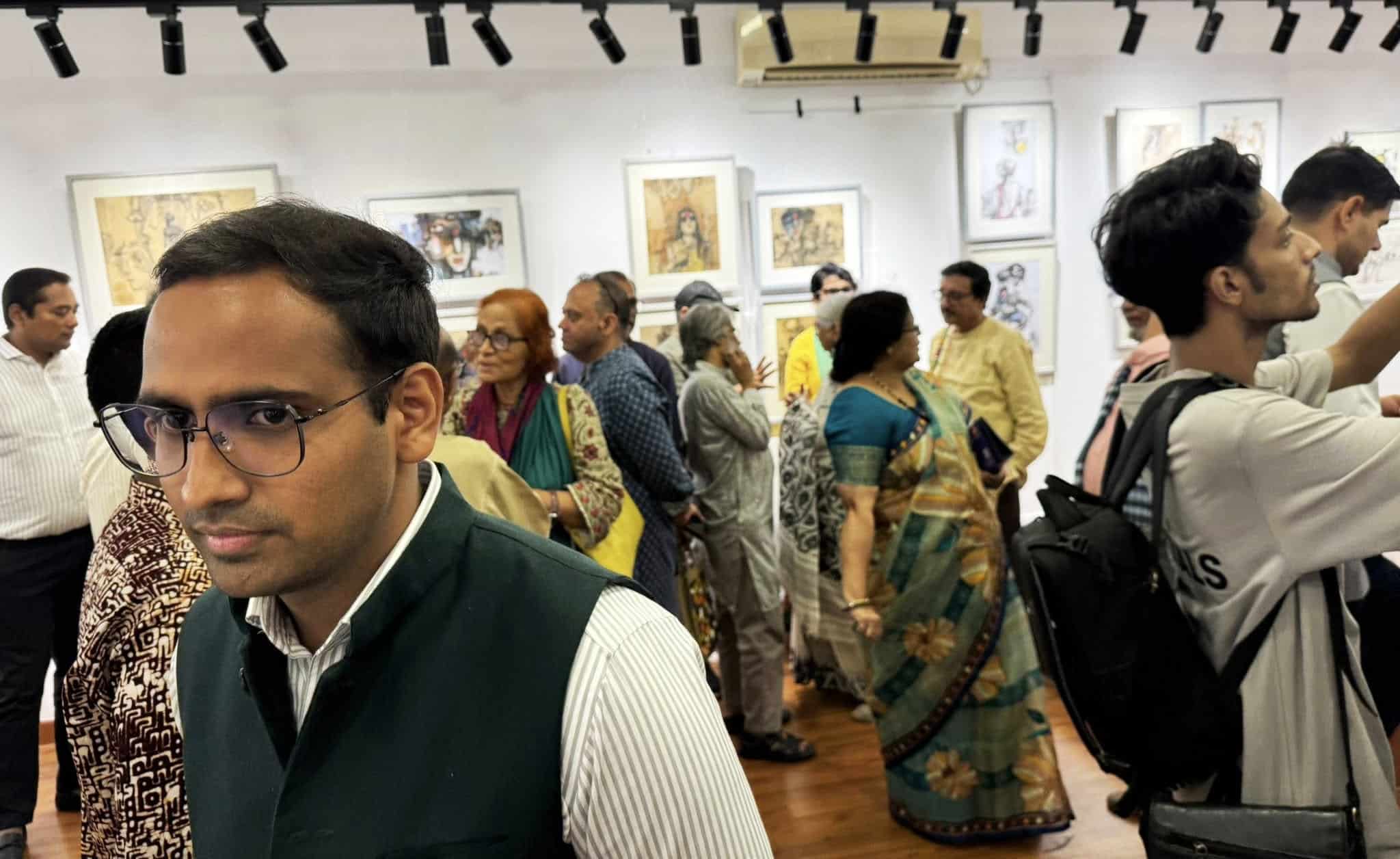 Art exhibition by artist Sunil kumar 2025 4